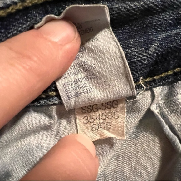 VINTAGE 2005 Tommy Hilfiger Jeans Sz 12 - Picture 8 of 9